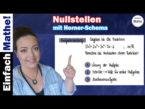 Nullstellen mit Horner-Schema berechnen by einfach mathe!