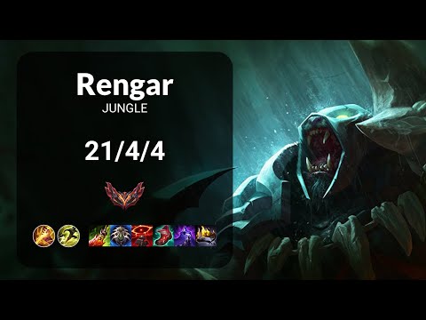 Rengar vs Fiddlesticks JUNGLE - KR GRANDMASTER Patch 15.14