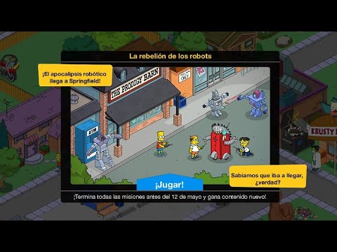 los Simpson Springfield episodio 17 # con la actualización de los robots 2