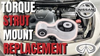How To Replace Engine Motor Mount | Torque Strut Nissan / Infiniti