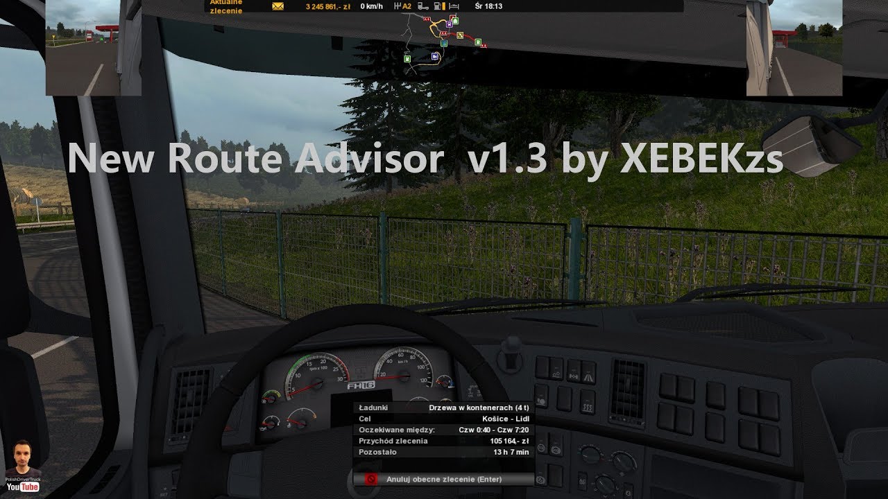 New Route Advisor v1.3 by XEBEKzs - ETS 2