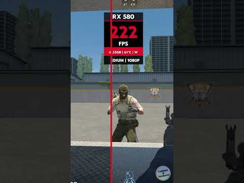 Counter-Strike 2 vs RX 580 | Graphics Comparison