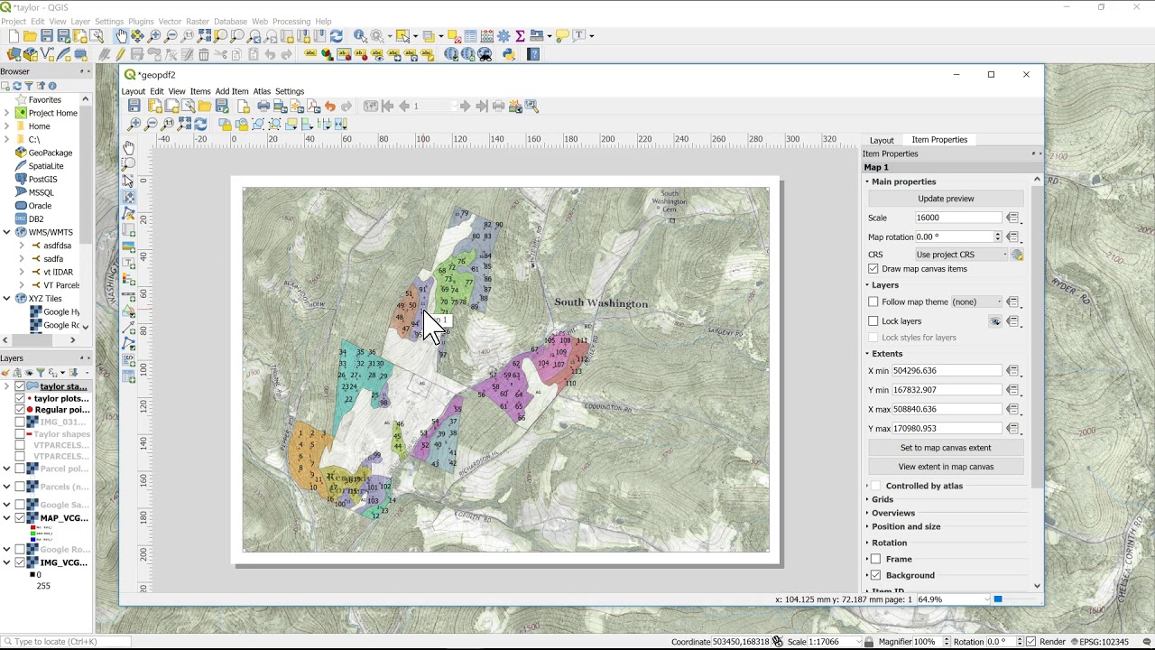 Export georeferenced PDF from QGIS 3.2 in Windows 10