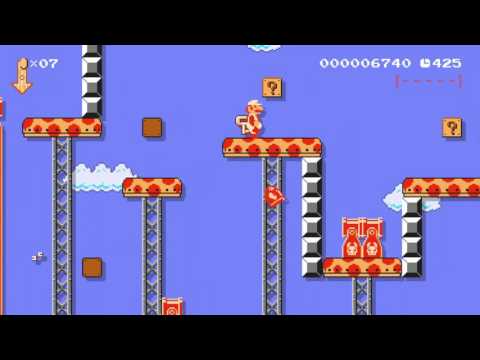 big airship fortress by Kobellp - SUPER MARIO MAKER - No Commentary 1AI