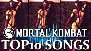 Mortal Kombat Music! TOP 10 Songs and Remixes 1992 - 2015! MKX Music: Electro, Techno, Dubstep, EBM!