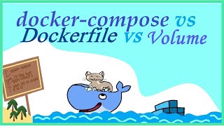 docker-compose vs Dockerfile vs Volume