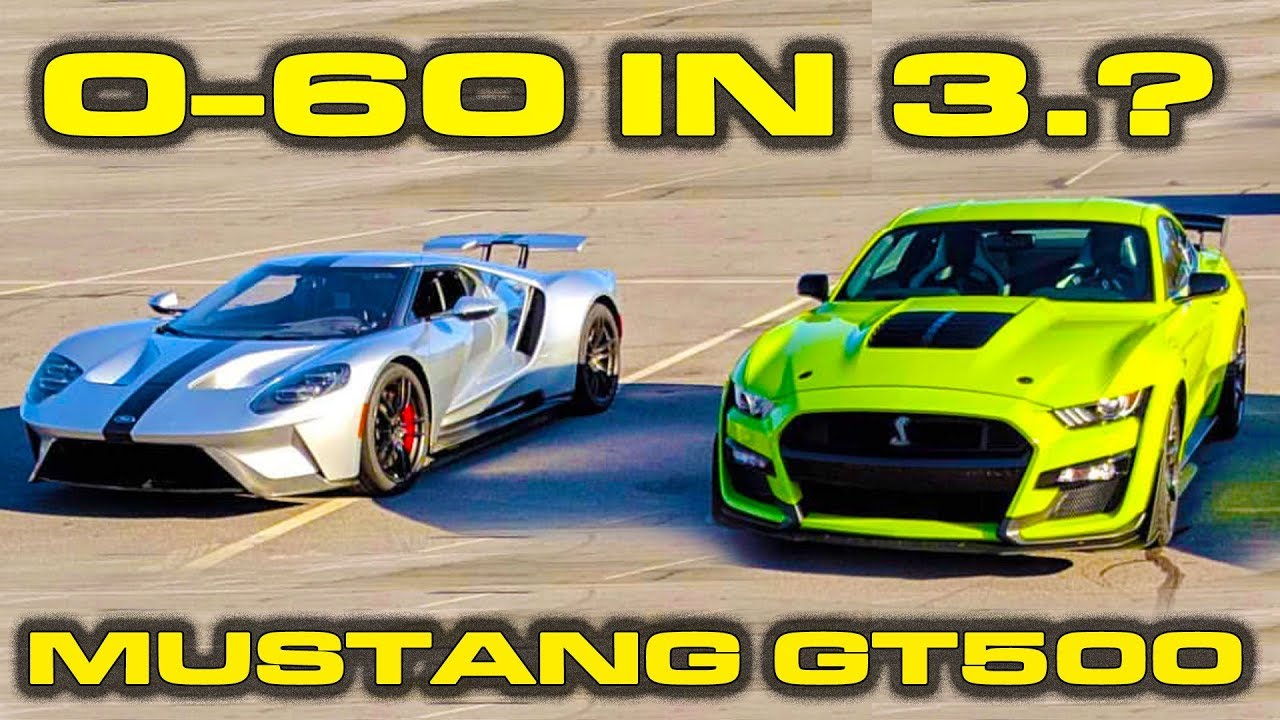 2020 Ford Mustang GT500 Performance Test Data vs Ford GT & Dodge Demon