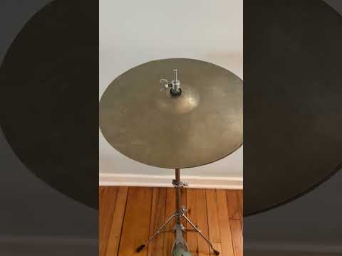 Stanople 14" Hi Hat Cymbal Pair 600g & 920g 1960's - silver/nickel image 5