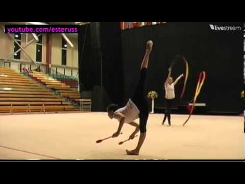 Marina Durunda Ribbon Training Tartu 2014