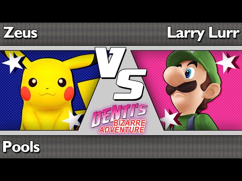 DBA 4 Smash 4 - Zeus (Pikachu) vs Larry Lurr (Luigi) - Pools