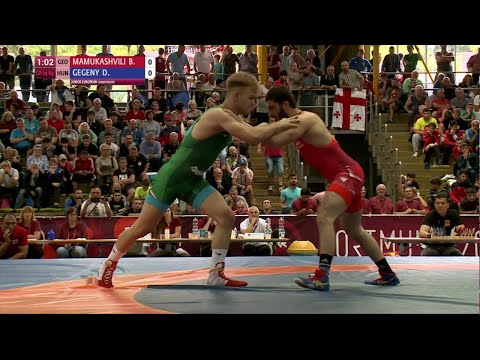 BRONZE GR - 74 kg: B. MAMUKASHVILI (GEO) df. D. GEGENY (HUN), 5-1