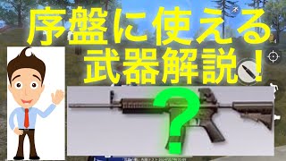 【荒野行動】序盤に使える武器はこれだ‼️
