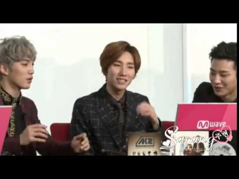 141211 Atomic Kiz' Jinhan sang at Meet & Greet