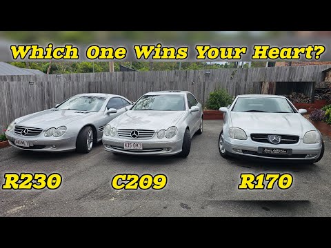 CLK , SLK and SL side by side Comparison (C209, R170 and R230)