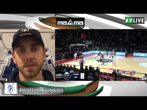 Fortitudo Bologna, Sorokas: "Avellino is an experienced team, it will be tough at the PalaDelMauro."