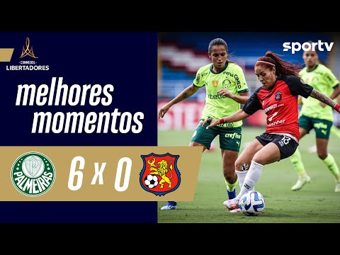 Gols e lances de Palmeiras x Caracas