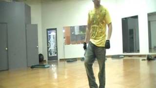 DARIN D-ROCK FERRARO  performs micheal jackson intro part one of moon walk