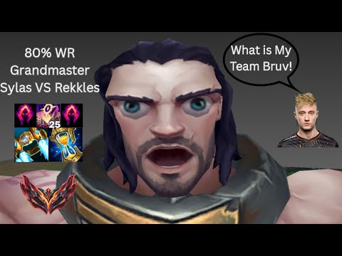 Rank 1 Sylas - 80% WR GrandMaster Sylas Vs Rekkles - Going For Challanger