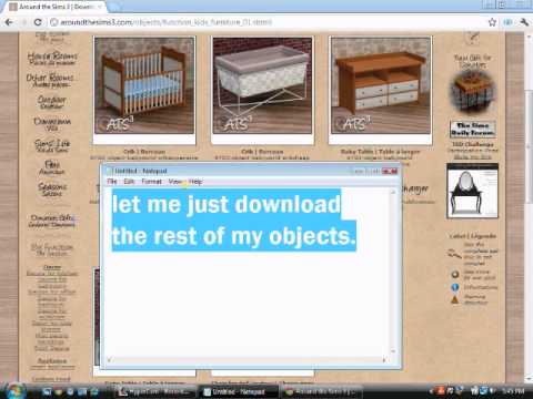 comment installer objects sims 3