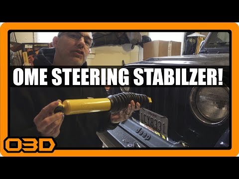 Old Man Emu (OME) Steering Stabilizer Install - Project 2004 Jeep TJ Wrangler Howto