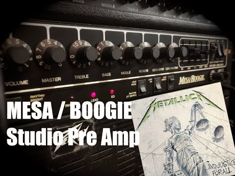 Mesa Boogie Studio Preamp Rack Mount Equalizer 1990 Black | Reverb