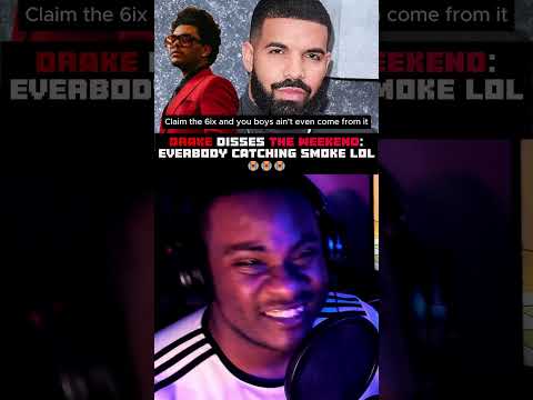 DRAKE DISSES THE WEEKEND 😭😭😭 | #drake #kendricklamar #jcole #metroboomin #shorts #rap #hiphop