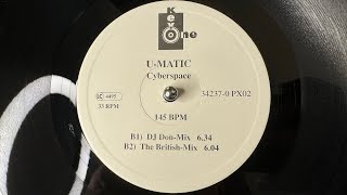 U-Matic – Cyberspace (The British Mix) - Key One – 34237-0 PX02 (1995)