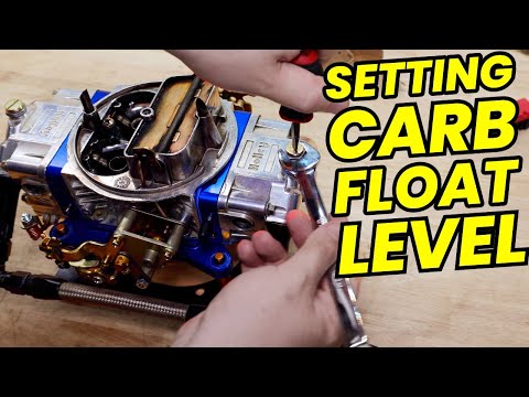 Setting the Float Level on a Holley Carburetor