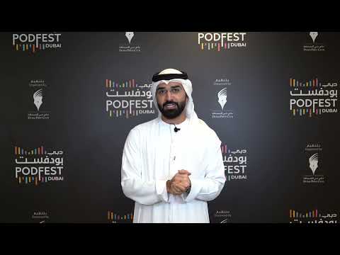 عبدالله سالم، مقدم بودكاست استكانه شبكة الإذاعة العربية "ARN" Podfest Dubai 2022