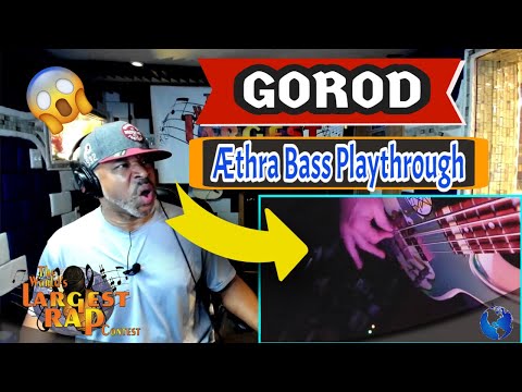 GOROD   Æthra Bass Playthrough - Producer Reaction