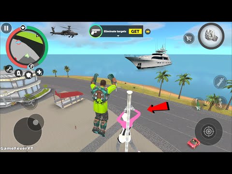 Vegas Crime Simulator (Vegas Hero Jumps on Girl Statue)Radiation in vegas City - Android Gameplay HD