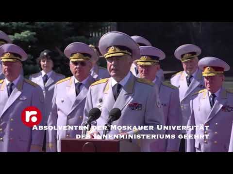 Absolventen der Moskauer Universität des Innenministeriums geehrt