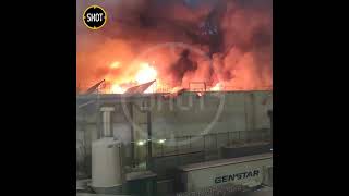 Страшные кадры: 9 декабря загорелся ТЦ «Мега Химки»