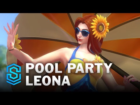 Pool Party Leona Wild Rift Skin Spotlight