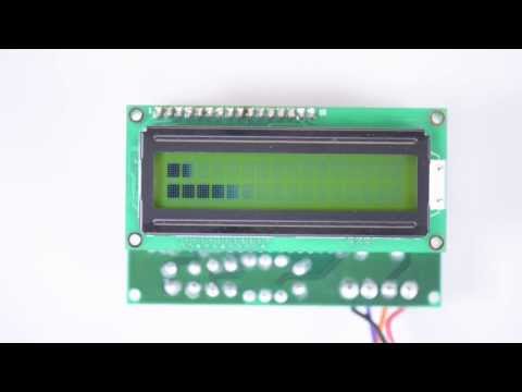 VU Meter Kit LCD PIC16F877