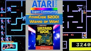 AtariCade! 5200! Wizard of Wor!