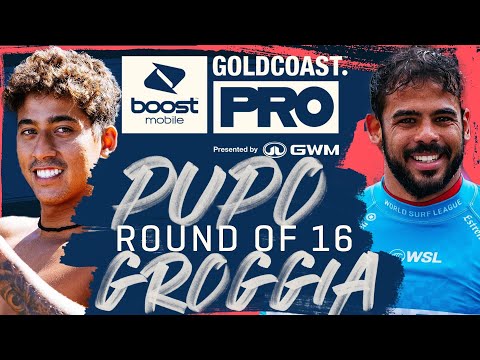 Samuel Pupo vs Edgard Groggia | Boost Mobile Gold Coast Pro - Round of 16 Heat Replay