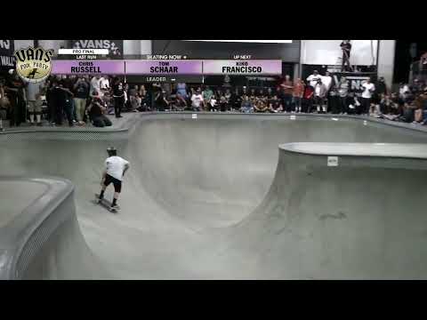 2017 Vans Pool Party  Tom Schaar 1st Place Run   Pro Division   Vans Pool Party   VANS
