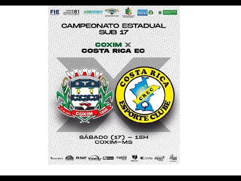 COSTA RICA X COXIM - CAMPEONATO ESTADUAL SUB17