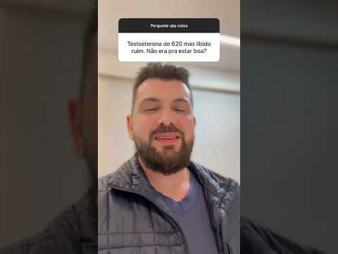 Testosterona de 620 mas libido ruim. Não para estar boa? #testosterona #libido #homem #saude #peso