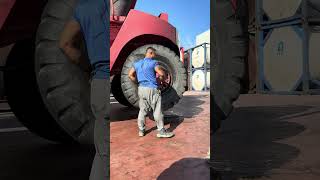 1800-25 fantuzi￼ Forklift lastik değişimi dünyanın en zor lastiği