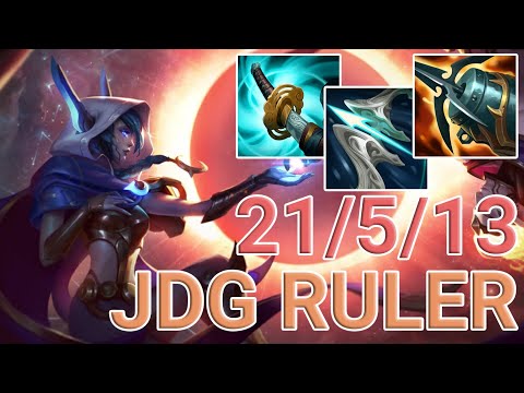 JDG Ruler Xayah ADC VS Jhin | KR GrandMaster Patch 13.10
