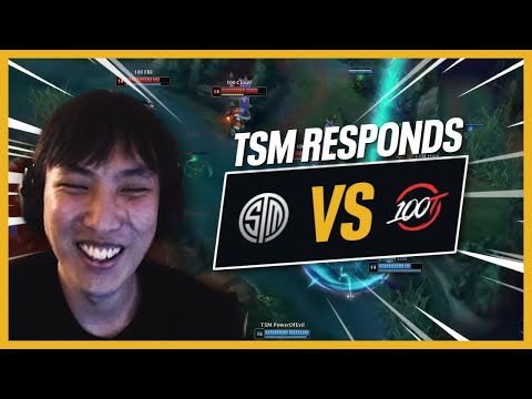 TSM RESPONDS TO 100T'S MESSAGE | Doublelift