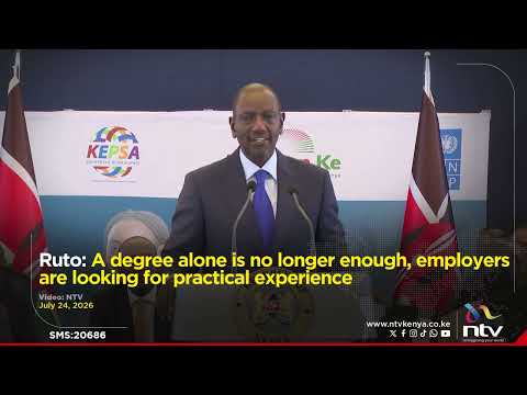 Ruto: A degree alone is no longer enough, employers are looking for practical experience
