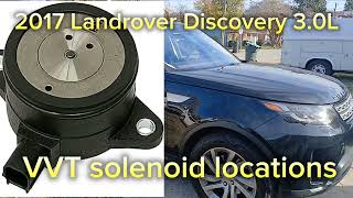 2017 Landrover Discovery 3.0L Variable valve timing solenoid(VVT) LOCATIONS.  (All four)