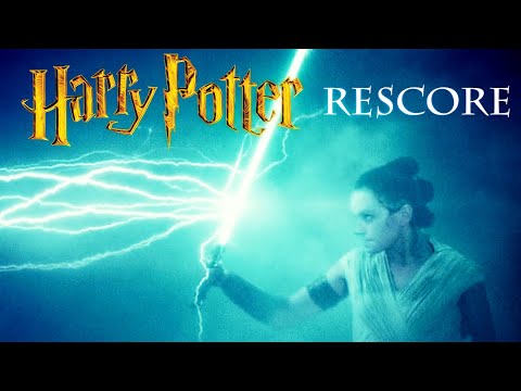 Rey vs Palpatine - RESCORE with Harry Potter soundtrack