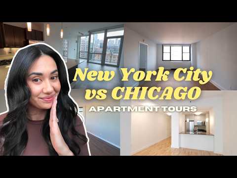 NEW YORK CITY vs CHICAGO apartments | Full Tours w/ Prices!