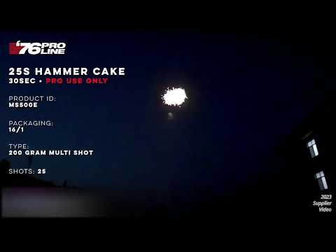 MS500E 25s Hammer Cake 30sec