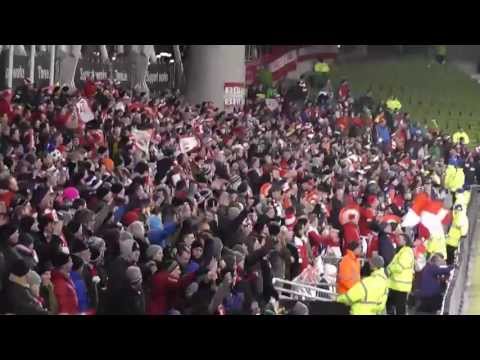 Irland - Österreich (Ireland vs. Austria) 2:2 - Auswärtssektor