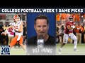 College Football Week 1 Game Picks | Kanell & Bell | CBS Sports HQ